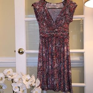 Red and black Jersey dress